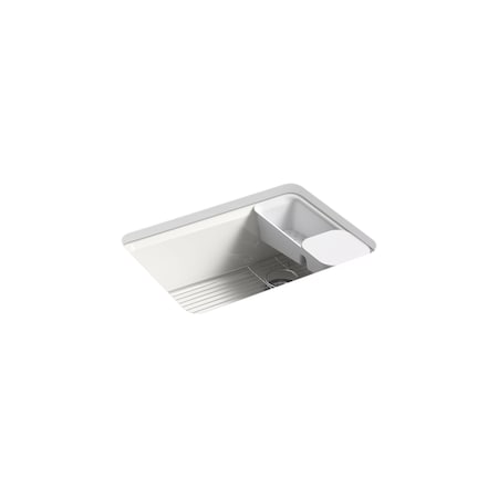 Kohler Widespread Mount, 5 Hole, 24-1/4" L x 17-1/4" W x 9" D, Sea Salt 8668-5UA2-FF